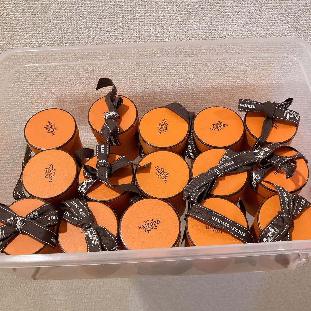 エルメス ツイリー 空箱 15個セット ケース オレンジボックス