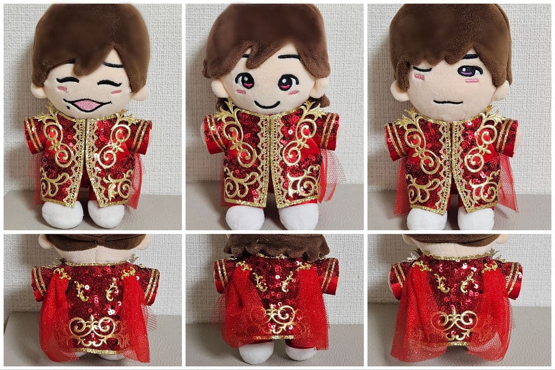 rinrin912　ぬい　衣装　赤