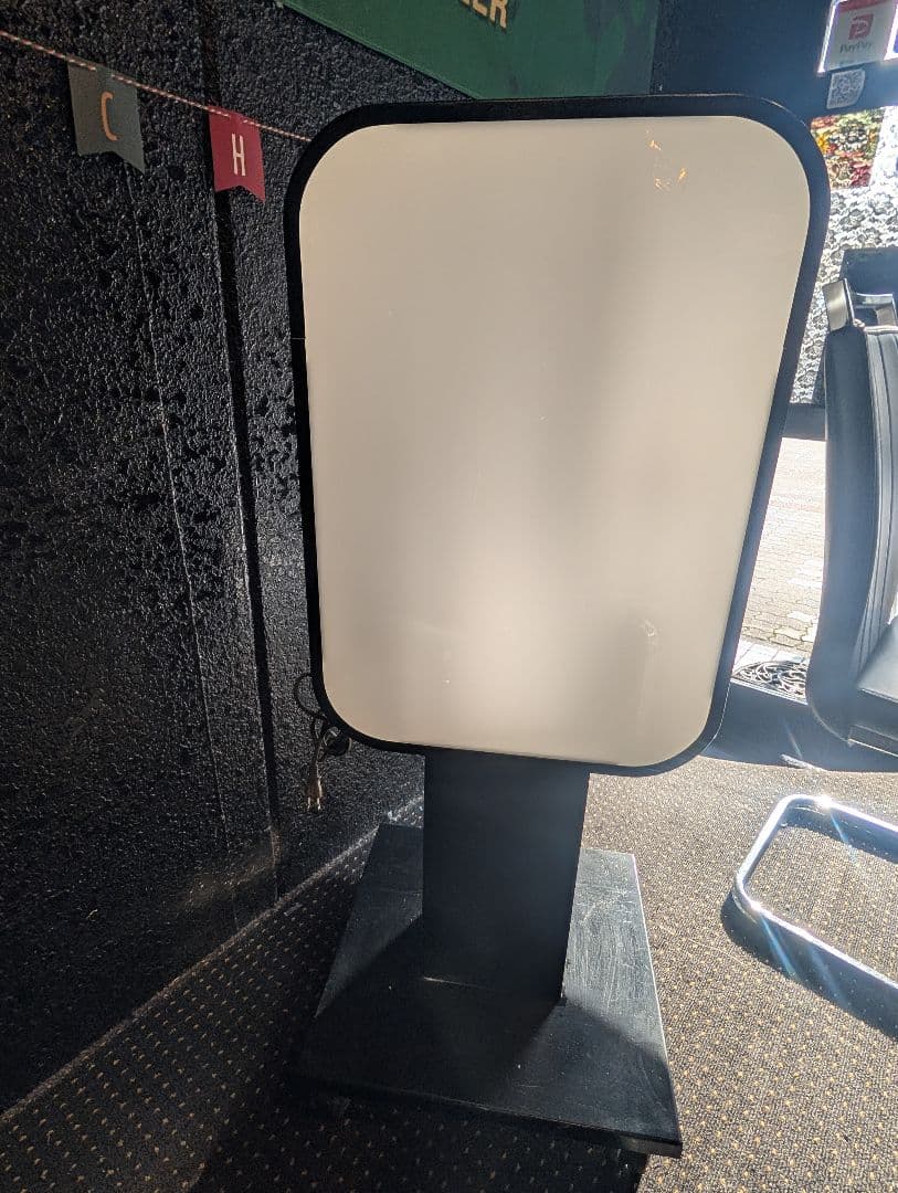 可動式　両面電飾スタンド看板 　店舗用