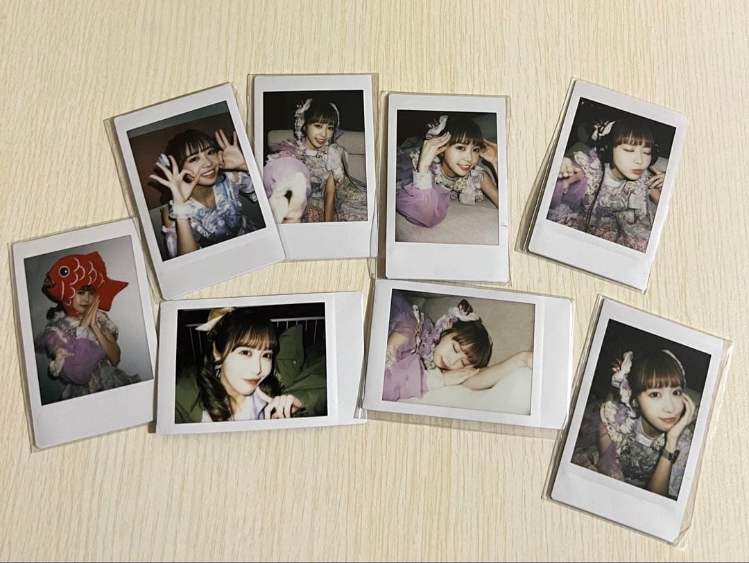 FRUITS ZIPPER 仲川瑠夏ソロチェキ８枚セット