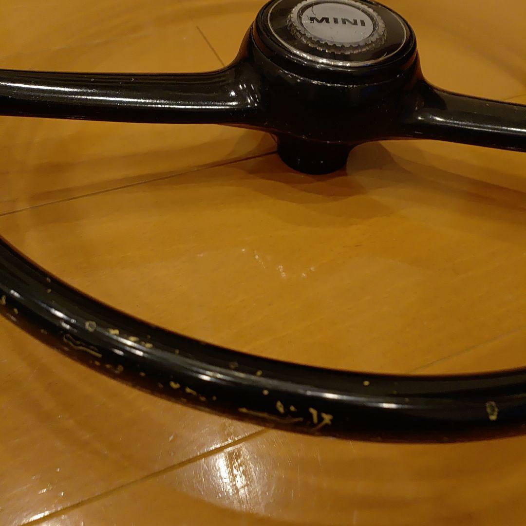 クラシック ミニ 旧車 ステアリング ハンドル MK2 MK3 当時物