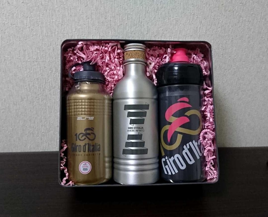ELITE Giro d' Italia 100th 記念ボトル セット BOX